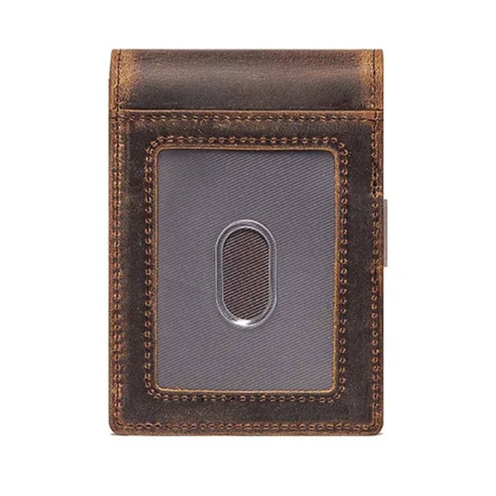 AirTag Leather Flip Wallet