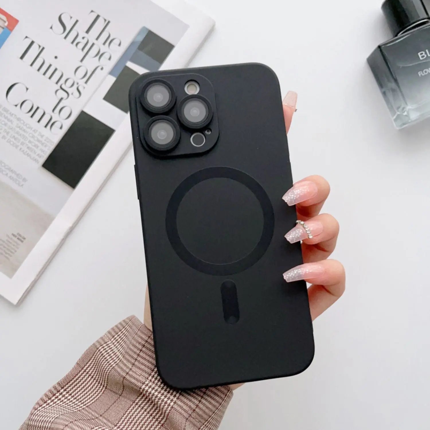 Magnetic Silicone Case for iPhone