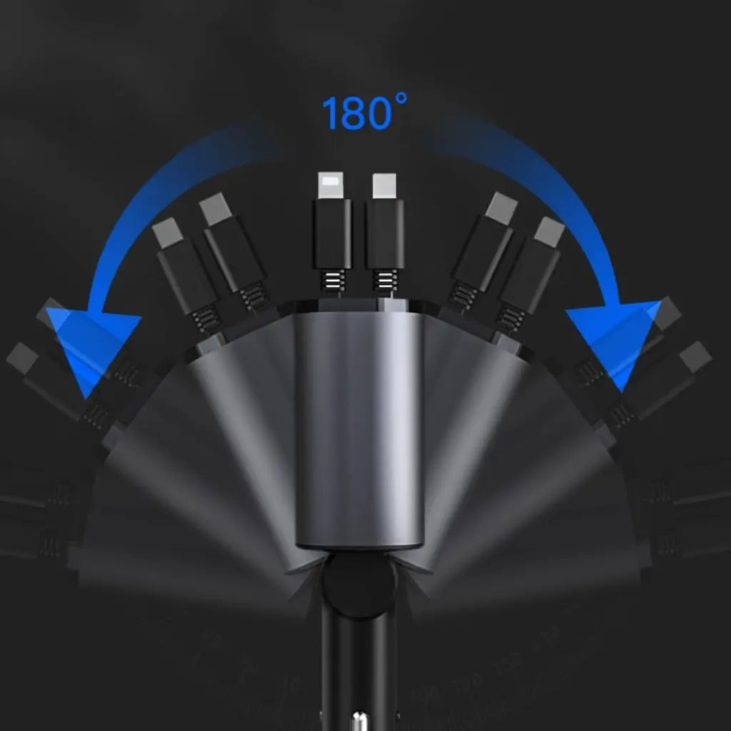 Retractable Fast Car Charger Evolved Chargers