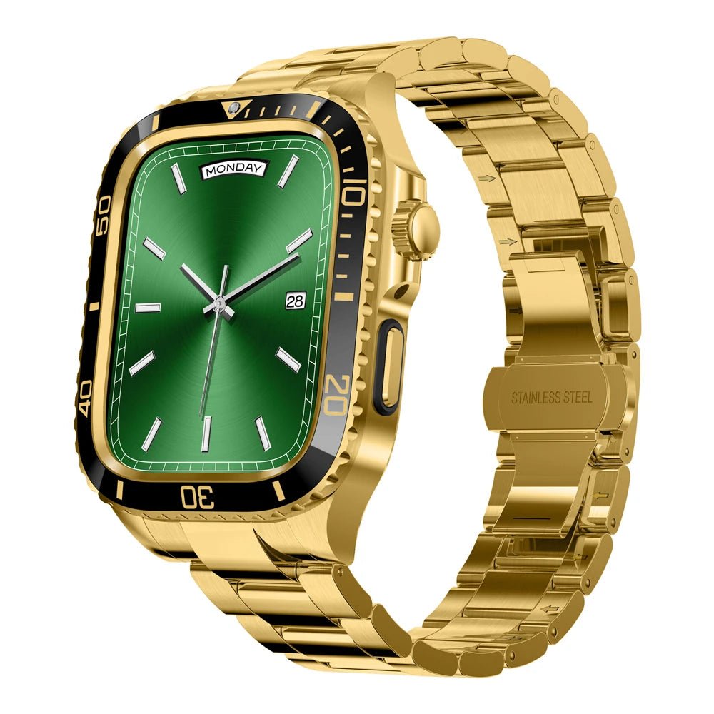 Stainless Steel Armor Case & Band for Apple Watch