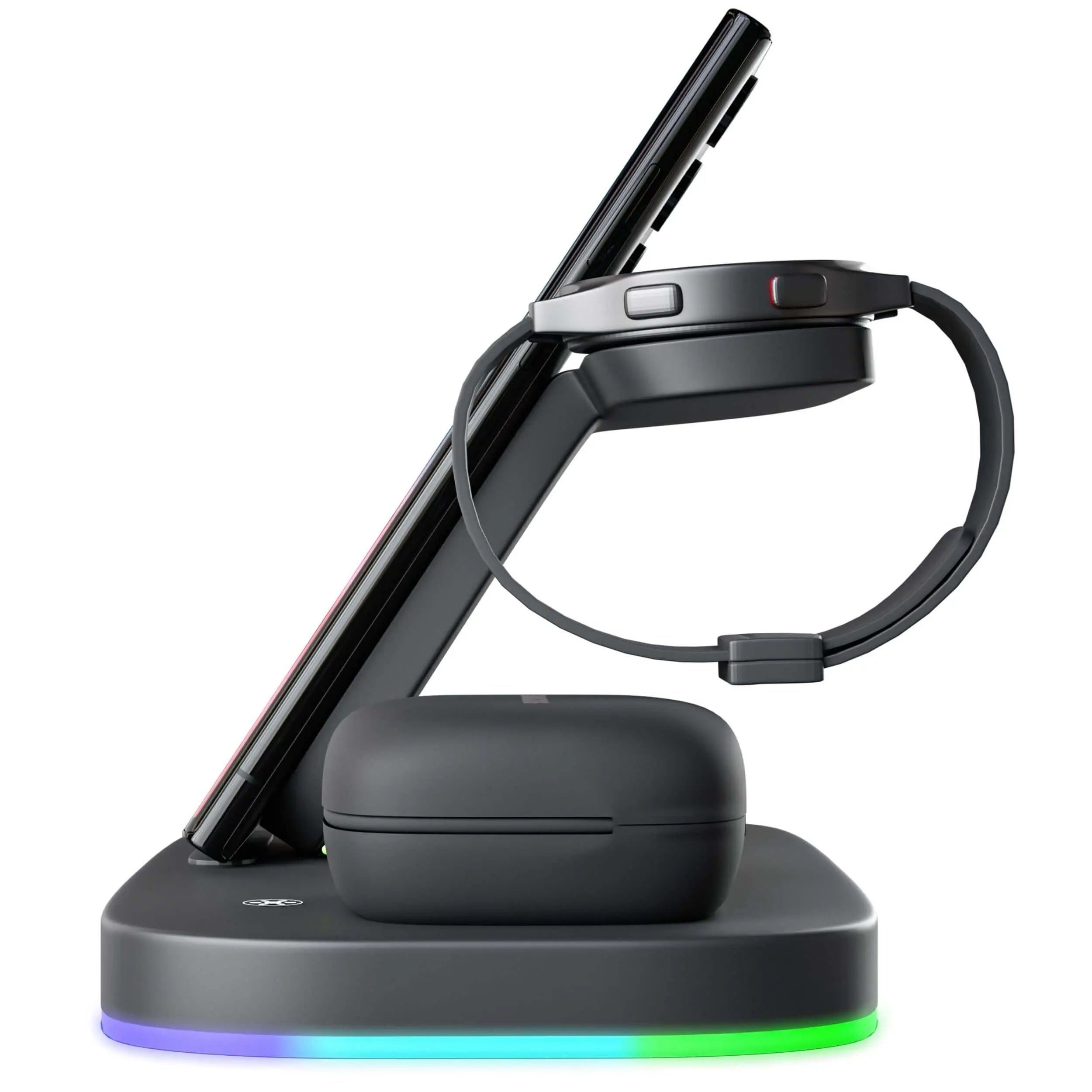 3 in 1 Samsung Wireless Charging Station for Samsung Galaxy S23 Ultra, Samsung Watch 5 Pro, Samsung Buds from Evolved Chargers