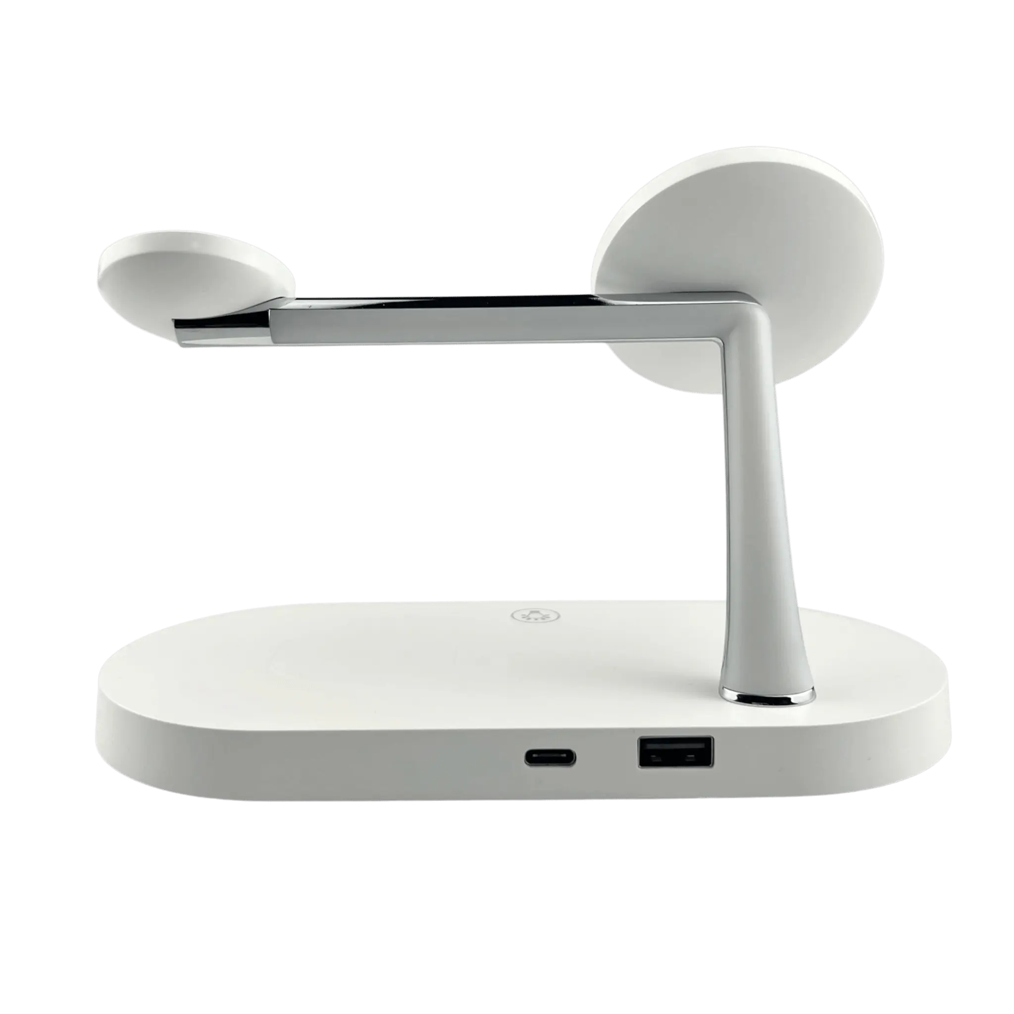 3 in 1 Wireless Charging Station with iPhone, Apple Watch, and AirPods Pro