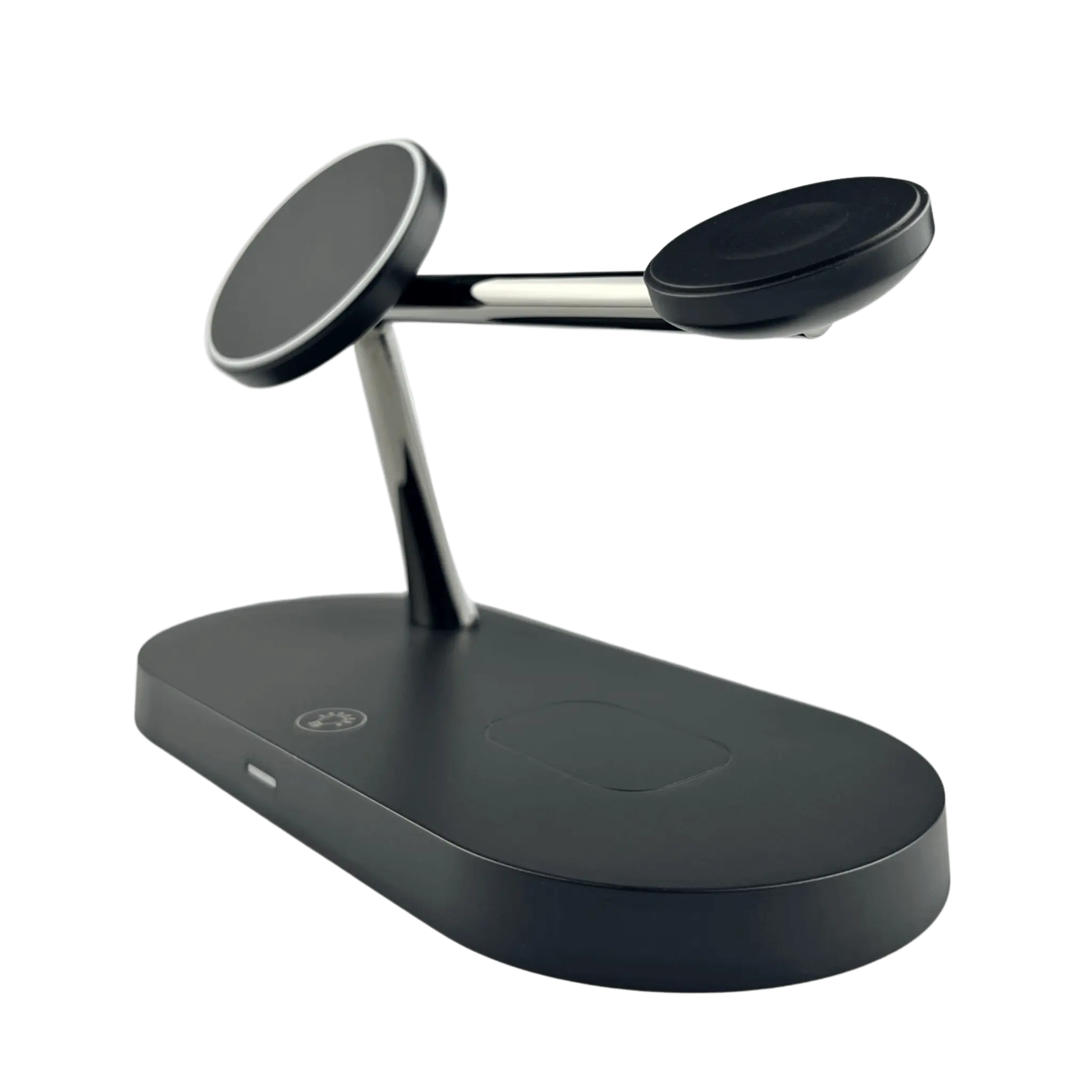 3 in 1 Wireless Charging Station with iPhone, Apple Watch, and AirPods Pro
