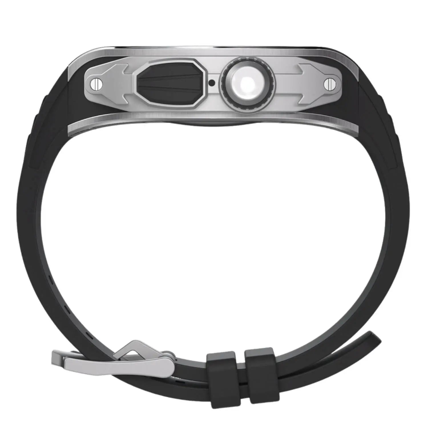 Stainless Steel Case & Silicone Band for Apple Watch Ultra