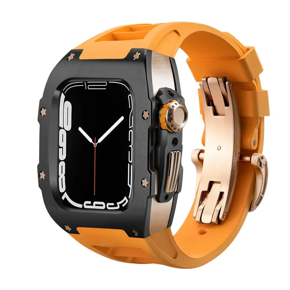 Titanium Case & Silicone Band for Apple Watch
